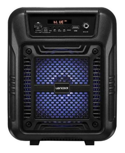 Caixa De Som Amplificada 80w Rms Recarregavel Lenoxx + Nota