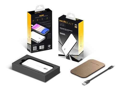 Power Bank Mirkat 10000 Mah Carga Rápida + Envio Gratis