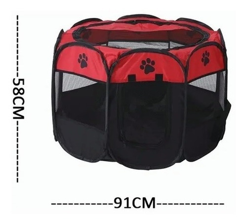 Imagen 4 de 6 de Corral Jaulas Para Perros Plegable Mascota Casa