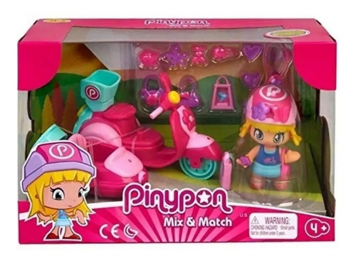 Pin Y Pon Moto Sidecar + Figura Original