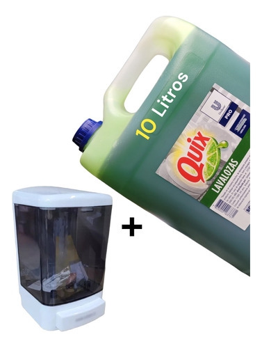 Quix Lavalozas 10 Litros + Dispensador 1 Litro Cocina Eco
