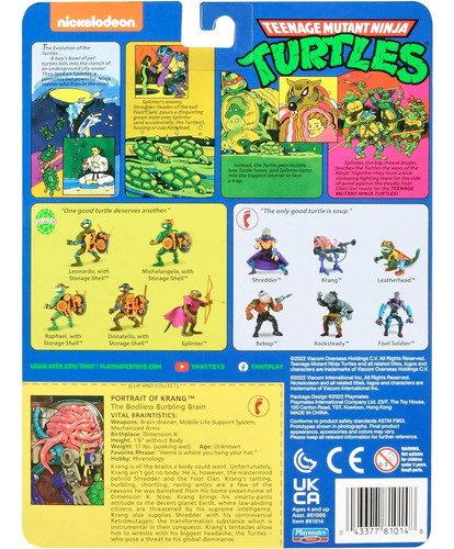 Figuras De Acción Clásicas De Tortugas Ninja 10 Cm Enemigos