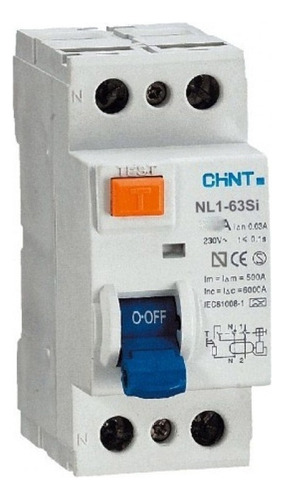 Disyuntor Diferencial Bipolar Chint - 40 Amp - 6ka - 30ma