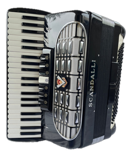 Acordeon Piano Scandalli 120 Bajos 7 Cambios Estuche