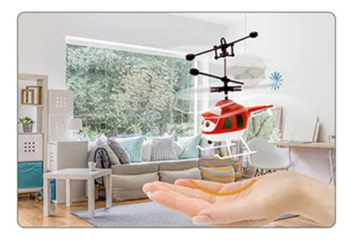 Helicoptero Con Sensor , Drone Sensor Juguete Con Luz