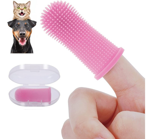 Cepillo De Dientes Para Perros Gatos En Silicona 