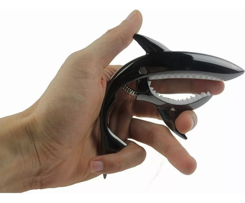 Afinador Shark Capo Para Guitarra, Bajo Y Ukelele