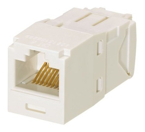 Coupler De Red Rj45 Hembra Cat6 Panduit Cj688tgiw Blanco