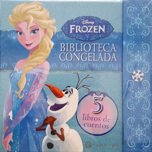 Biblioteca Congelada Frozen. 5 Cuentos En Una Hermosa Caja