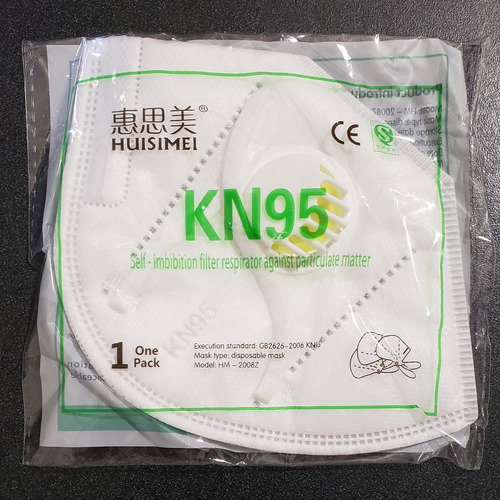 Mascarilla Kn95 Cubrebocas Filtro Respirador Kn95 (50 Pz)