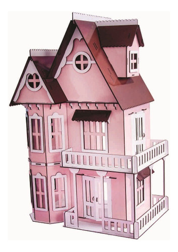 Casa De Bonecas Escala Polly Modelo Mirian Princesa - Darama Cor ROA BRANCO E MARROM