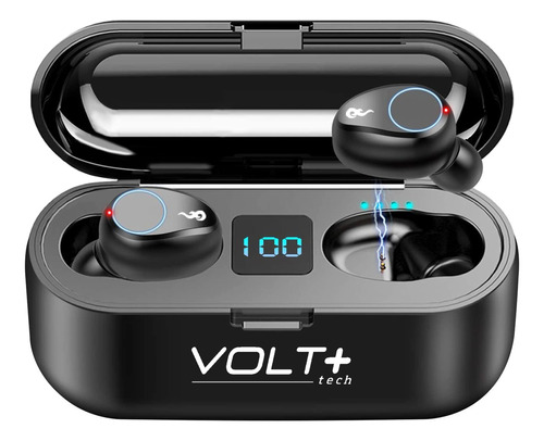 Volt Plus Tech - Auriculares Inalámbricos V5.0 Bluetooth C.