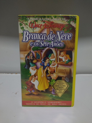 Fita Vhs Branca De Neve E Os Sete Anões 