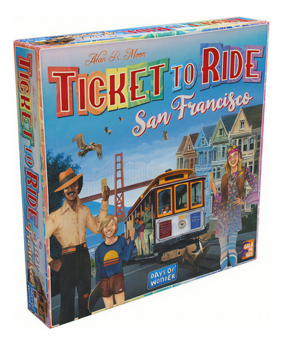 Ticket To Ride: San Francisco (expansão) - Jogo De Tabuleiro