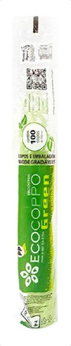 Copo Descartável Biodegradável 180ml 500un Ecocoppo Green