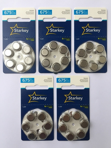 30 Pilhas Aparelho Auditivo 675,bateria Auditiva 675,starkey