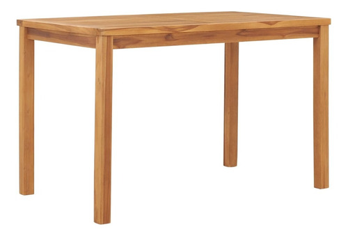 Mesa De Comedor Para Jardín 47.2 X27.5  X30.3 Madera De Teca