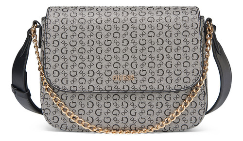 Bolsa Crossbody Guess Factory De Color Negro Para Mujer