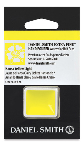 Aquarela Daniel Smith Pastilha 41 Hansa Yellow Li