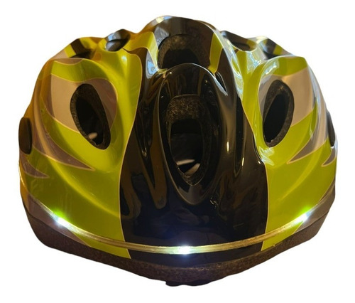 Casco Bicicleta 11 Leds (incluye Cable Para Cargar). Atom