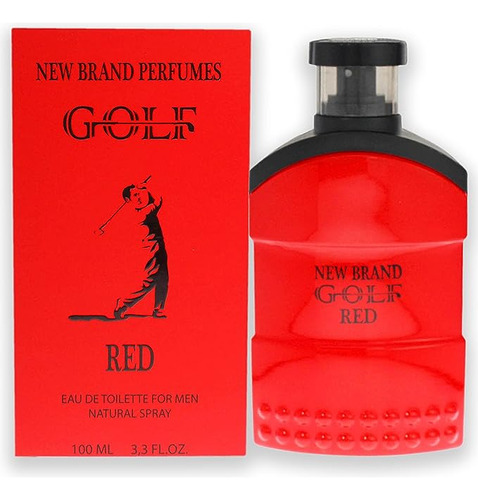 New Brand Golf Red Edt Spray Men 3.3 Oz