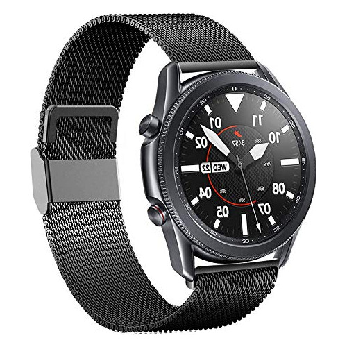 Banda Acero Inoxidable Para Samsung Galaxy Watch 3 1.772 in