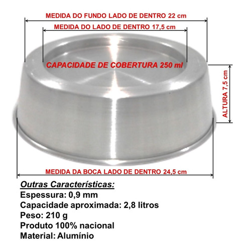 Imagem 3 de 6 de Forma Ballerine Fácil De Desenformar 24x7x22 Bolo Piscina