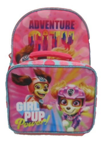 Mochila Con Lonchera Infantil Paw Patrol Original Paw-74589