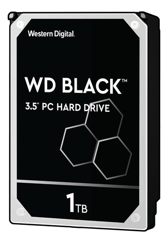 Imagen 1 de 2 de Disco duro interno Western Digital WD Black WD1003FZEX 1TB negro