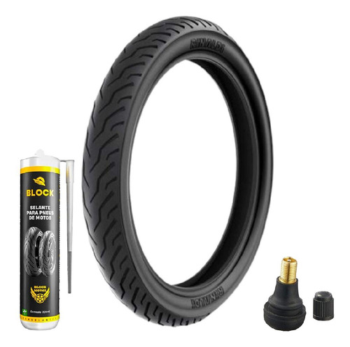 Pneu Cg 160 Fan 275-18 42p Tl Ss48 Rinaldi + Bico + Selante