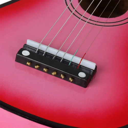 Guitarra De 23 Pulgadas, Juguete Infantil, Guitarra Rosa, 55