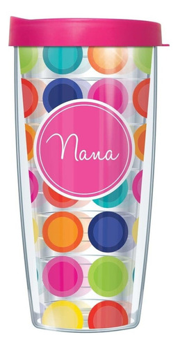 Nana On Happy Circles - Vaso Con Tapa, Con Tapa.