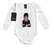 Comprar Body Bebe Manga Larga Locos Adams Diseño Art Logo - Psla10