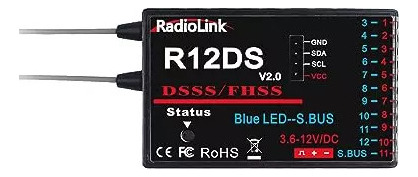 Radiolink R12ds Receptor Rc 2.4ghz 12 Canales Sbus/pwm Contr