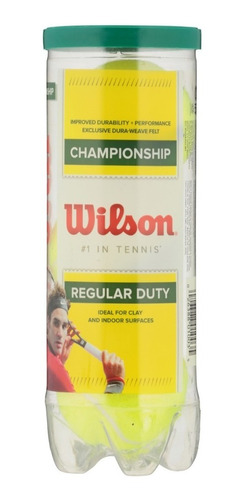 Tarro De Pelotas De Tenis Wilson Regular Duty X 3