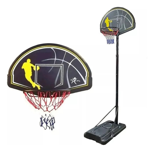 Tablero Aro Basquet Jirafa Ez Basket Profesional Reforzado