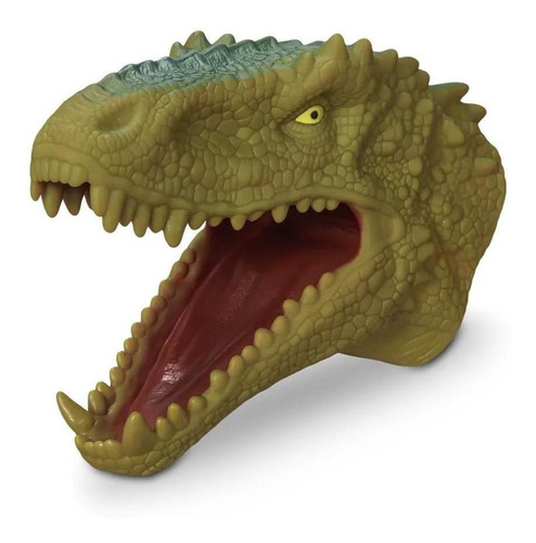 Fantoche De Mão Tiranossauro Rex - Trex  Verde
