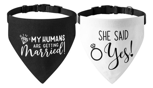 Bandana Para Perro Hdgdt My Humans Are Getting Married De Al
