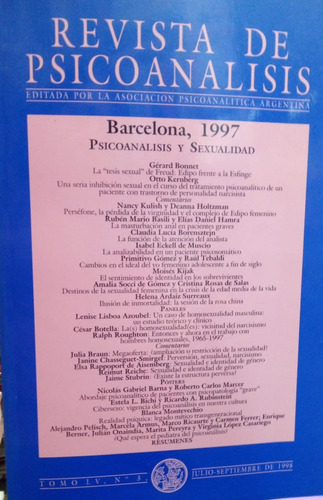 Psicoanálisis Y Sexualidad Revista De Psicoanálisis