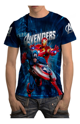 Camisa Do Avengers Concept Roupa Blusa Camiseta Desenho