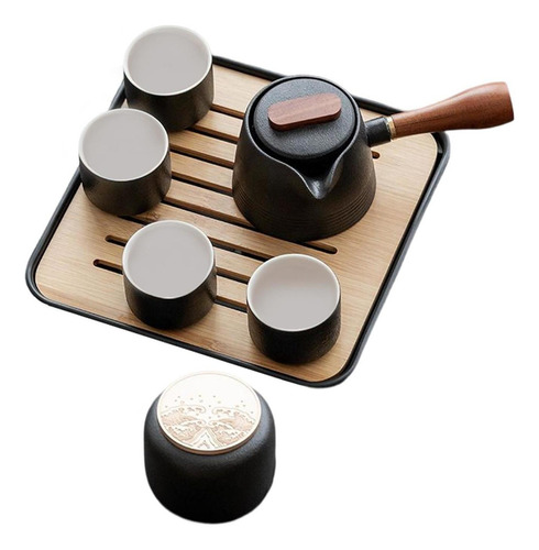 Juego De Té De Kung Fu De Estilo Chino De 7 Uds., Tetera