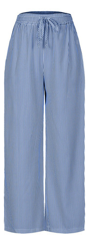 Pantalones Holgados Cómodos A Rayas Transpirables For Mujer