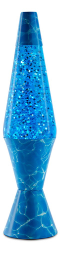 Spencers - Lámpara De Lava Azul Con Purpurina Para Piso, 1.