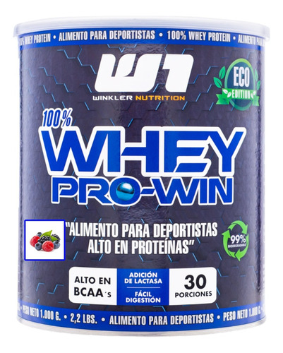 Proteína Whey Pro-win 1 Kg 30 Servicios - Winkler Nutrition