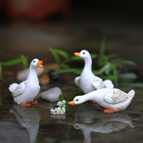 Minifiguritas De Pato Con Forma De Gnomos De Jardín, Minifig