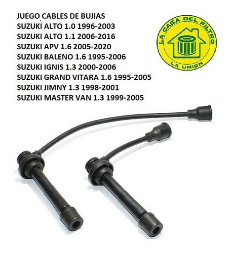 Juego Cables De Bujias Suzuki Grand Vitara 1.6 98-05 3370566