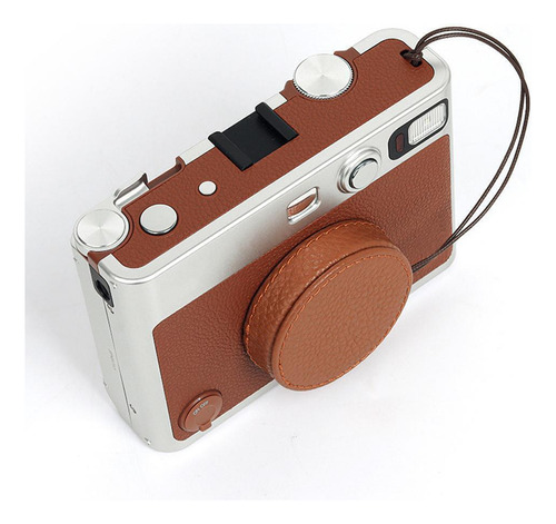 Funda De Lente Para Instax Mini Evo, Piel Sintética, Antipér