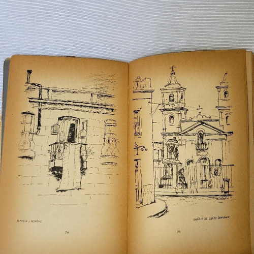 Imagen 10 de 10 de Buenos Aires En Tinta China Dibujo Attilio Rossi Losada 1951