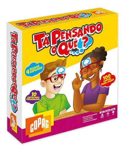 Jogo Ta Pensando O Que? Com Tabuleiro Copag - 90940