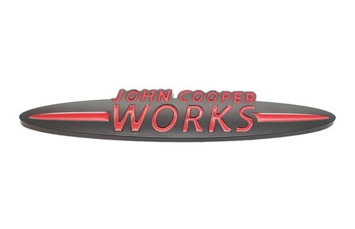 Emblema John Cooper Works Para Mini Em Metal 13,5 Cm Grande